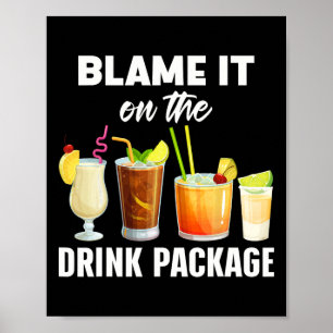 Lustiger Kreuzfahrt Humor Schieb Es Auf Das Geträn Poster
