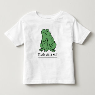 Lustiger Kröten-Verbündeter, kein Frosch Kleinkind T-shirt