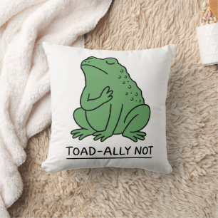 Lustiger Kröten-Verbündeter, nicht Frosch Kissen