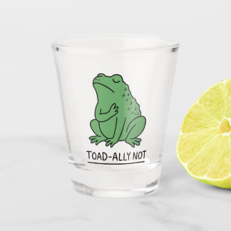 Lustiger Kröten-Verbündeter, nicht Frosch Schnapsglas