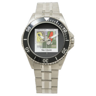 Lustiger kubistischer Castro Armbanduhr