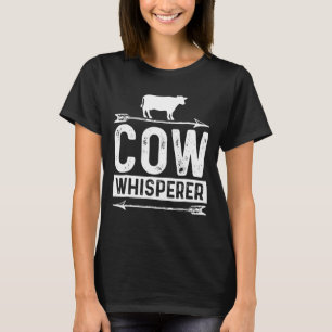 Lustiger Kuhflüsterer T-Shirt