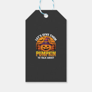 Lustiger Kürbis Halloween Wortspiel Design2 (1)_1 Geschenkanhänger
