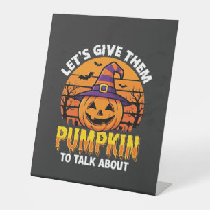 Lustiger Kürbis Halloween Wortspiel Design2 (1)_1 Sockelschild