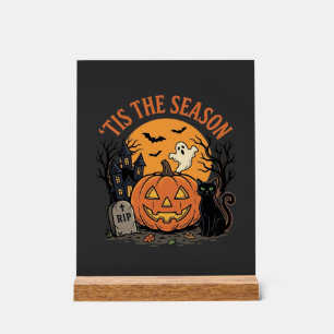 Lustiger Kürbis Halloween Wortspiel Design2 (2)_1 Acrylschild