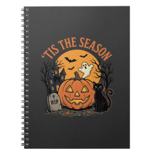 Lustiger Kürbis Halloween Wortspiel Design2 (2)_1 Notizblock