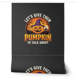 Lustiger Kürbis Halloween Wortspiel Design_1 Tapete