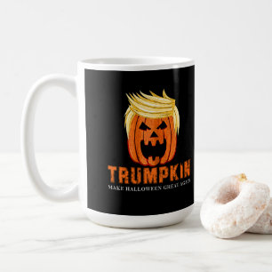LUSTIGER KÜRBIS HALLOWEENS TRUMPKIN KAFFEETASSE