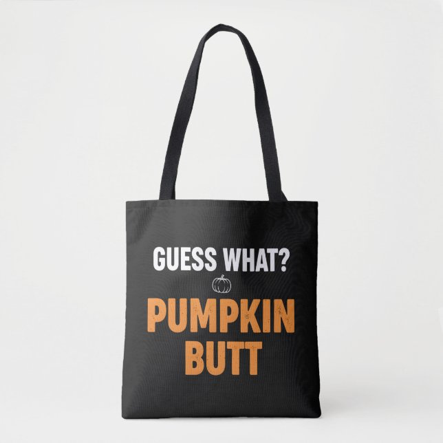 Lustiger Kürbis Hintern Halloween-Design (Vorderseite)