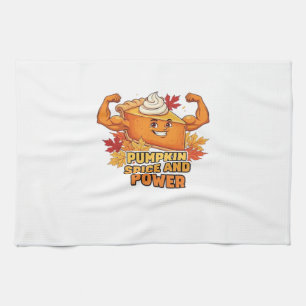Lustiger Kürbiskuchen Thanksgiving Oversized T-Shi Geschirrtuch