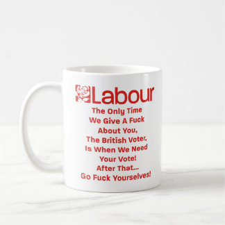 Lustiger Labour-Parodie-Becher Derbe Politische Sa Kaffeetasse