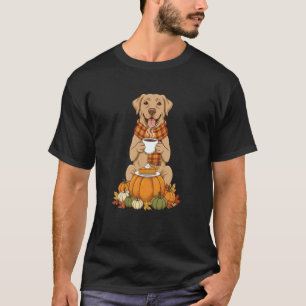 Lustiger Labrador Retriever Herbst Thanksgiving Fr T-Shirt