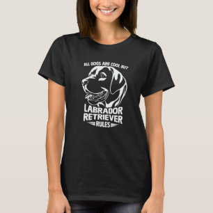 Lustiger Labrador Retriever Hund Regeln Welpenlieb T-Shirt