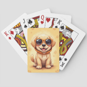 Lustiger Labrador Retriever Kawaii Hund Spielkarten