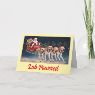 Lustiger Labrador Retriever Weihnachten