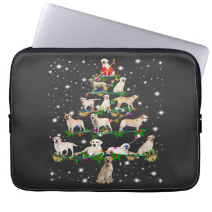 Lustiger Labrador Retriever Weihnachtsbaum Classic Laptopschutzhülle