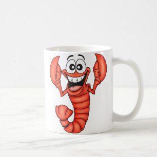 Lustiger lächelnder Hummer Tasse