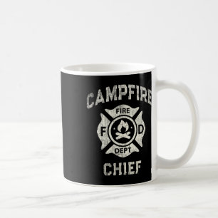 Lustiger Lagerfeuer Chef Wander Sommer Camp Direkt Kaffeetasse