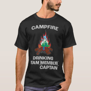 Lustiger Lagerfeuer-Teamkapitän - Tolles Camping T-Shirt