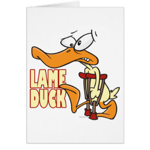 lustiger Lame Ente Cartoon