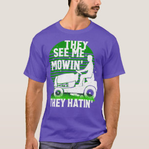Lustiger Landschaftsgestalter Garten Rasen Mähen S T-Shirt