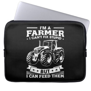 Lustiger Landwirtschaftstraktor Ich bin ein Landwi Laptopschutzhülle