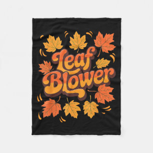 Lustiger Laubbläser Herbst Kostüm Paar Halloween M Fleecedecke