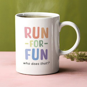 Lustiger Lauf für Spaßläufer Kaffeetasse