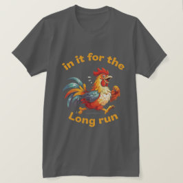 Lustiger Laufender Hahn – Für den Langstreckenlauf T-Shirt