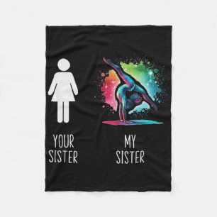 Lustiger lauter stolzer Bruder einer Turner Turner Fleecedecke