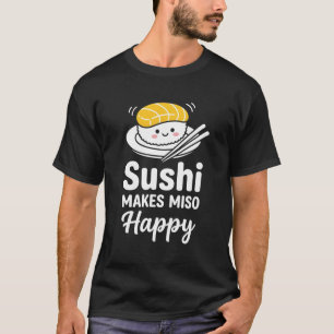 Lustiger Lebensmittel-Liebhaber Japanisches Sushi T-Shirt