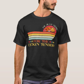Lustiger Lebensmittel-Liebhaber Retro ICH BIN NUR  T-Shirt