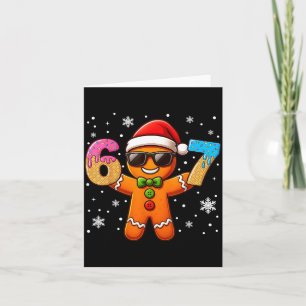 Lustiger Lebkuchen Sechs Sieben 67 Eis Drip Weihna Karte