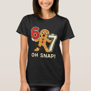 Lustiger Lebkuchenmann 67 Sechs Sieben Für Erwachs T-Shirt