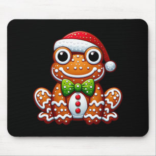 Lustiger Lebkuchenmann Frosch Weihnachten Damen He Mousepad