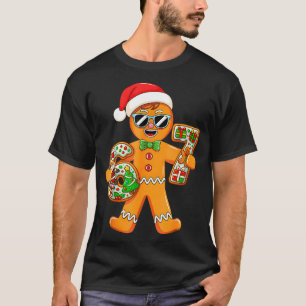 Lustiger Lebkuchenmann Sechs Sieben 67 Weihnachten T-Shirt