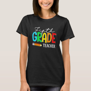 Lustiger Lehrer der fünften Klasse Zurück zur Schu T-Shirt