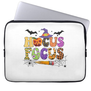 Lustiger Lehrer Hokuspokus Jeder Fokus Halloween Laptopschutzhülle