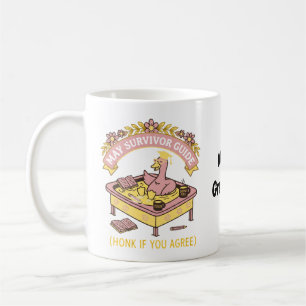 Lustiger Lehrer Mai Überlebensführer Retro-Gans Kaffeetasse