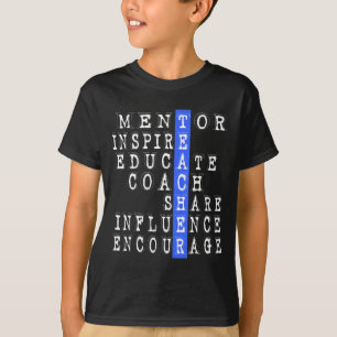 Lustiger Lehrer Mentor Coach Geschenk für Schulper T-Shirt