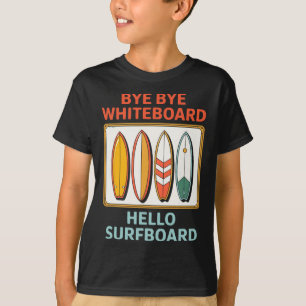 Lustiger Lehrer Sommer Surfen Surfer Urlaub Ferien T-Shirt