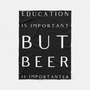 Lustiger Lehrer Trink Craft Beer Liebhaber Accesso Fleecedecke