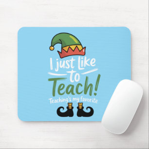 Lustiger Lehrer Weihnachten Unterrichten ist mein  Mousepad