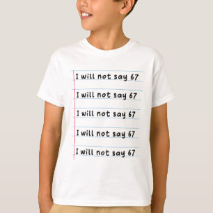 Lustiger Lehrer wird nicht 67 Meme Schulhumor sage T-Shirt
