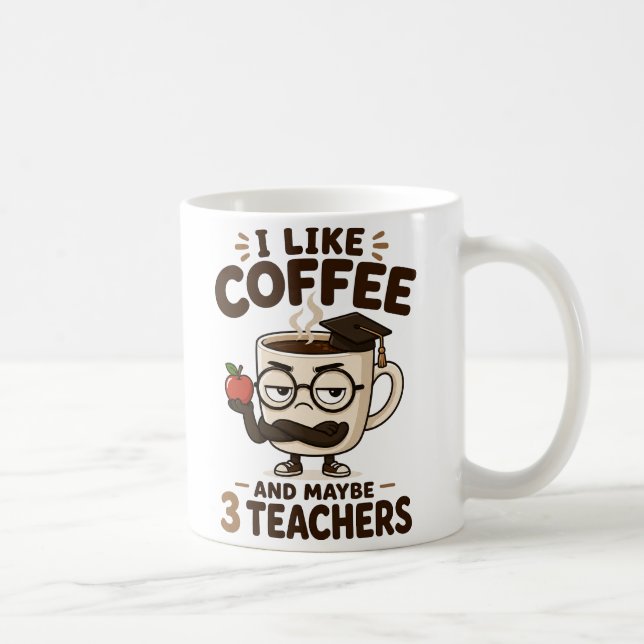 Lustiger Lehrergeschenk-Kaffeebecher für Lehrer Kaffeetasse (Rechts)