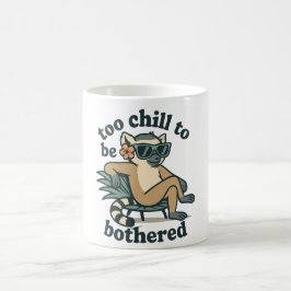 Lustiger Lemur Zu Chilliert Um Sich Zu Ärgern Mada Kaffeetasse