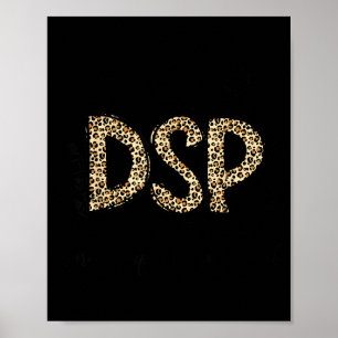 Lustiger Leopard DSP Direct Support Professional W Poster