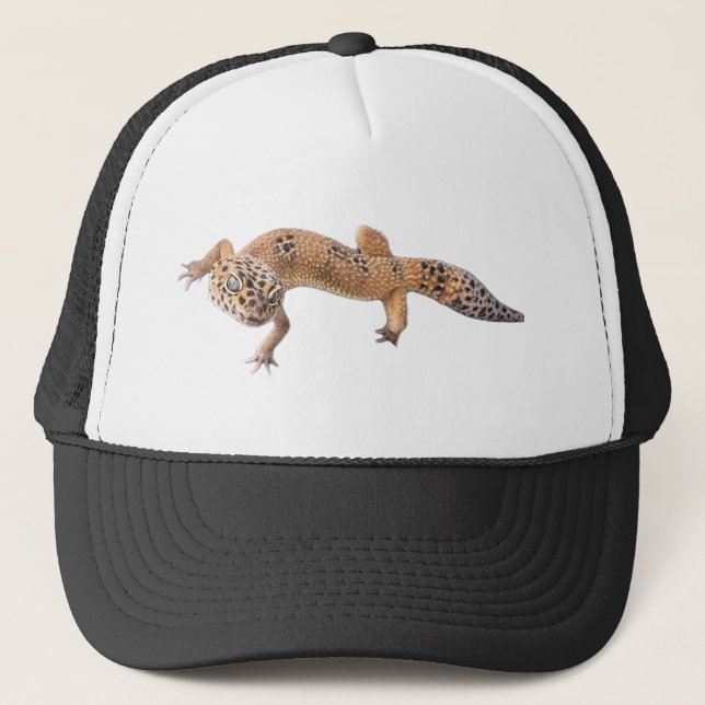 Lustiger Leopardgecko  Truckerkappe (Vorderseite)