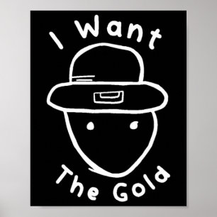Lustiger Leprechaun Amateur-Sketch-Meme St Patrick Poster
