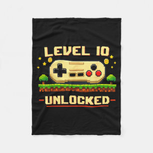 Lustiger Level 10 freigeschaltetes Videospiel 10. Fleecedecke